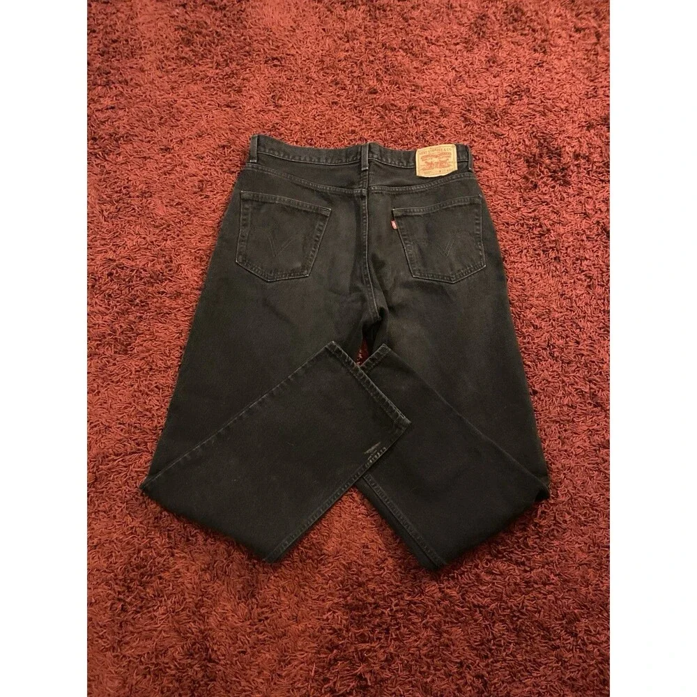 Y2K Levi’s 550 Jeans Men’s Size 36X34 Black Denim Relaxed Pants